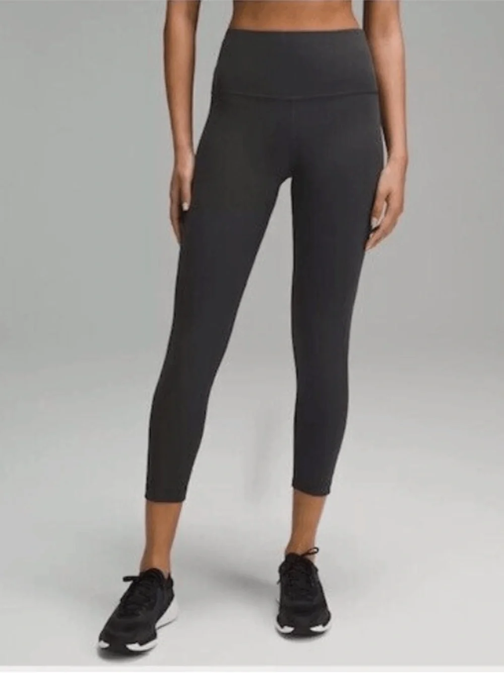 Lululemon Wunderlich Train High-Rise Ribbed Leggings 25” - Graphite Gray NWOT